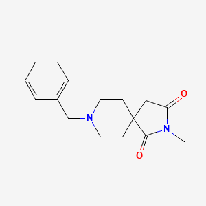 molecular formula C16H20N2O2 B13929588 2-methyl-8-benzyl-2,8-Diazaspiro[4.5]decane-1,3-dione 
