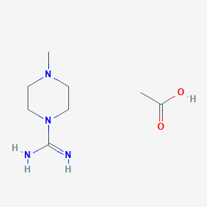 Acetic acid; 4-methylpiperazine-1-carboxamidine