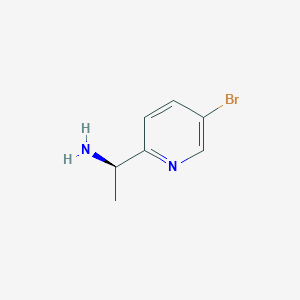B1392965 (R)-1-(5-Bromopyridin-2-YL)ethanamine CAS No. 953780-20-6