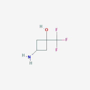 3-Amino-1-(trifluoromethyl)cyclobutan-1-ol
