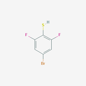 molecular formula C6H3BrF2S B1392981 4-Bromo-2,6-difluorobenzenethiol CAS No. 1188368-59-3
