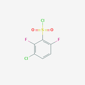 molecular formula C6H2Cl2F2O2S B1392982 3-Chloro-2,6-difluorobenzenesulfonyl chloride CAS No. 1208077-31-9