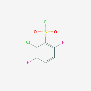 molecular formula C6H2Cl2F2O2S B1392983 2-氯-3,6-二氟苯磺酰氯 CAS No. 1208074-71-8
