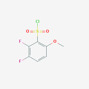 molecular formula C7H5ClF2O3S B1392984 2,3-Difluoro-6-methoxybenzenesulfonyl chloride CAS No. 1208074-96-7