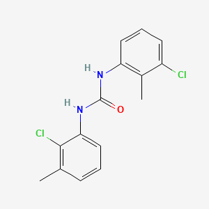 molecular formula C15H14Cl2N2O B13929868 N-(2-Chloro-3-methylphenyl)-N'-(3-chloro-2-methylphenyl)urea CAS No. 54965-09-2
