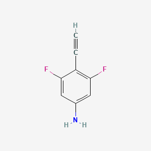 molecular formula C8H5F2N B1392987 4-Ethynyl-3,5-difluoroaniline CAS No. 1233501-56-8