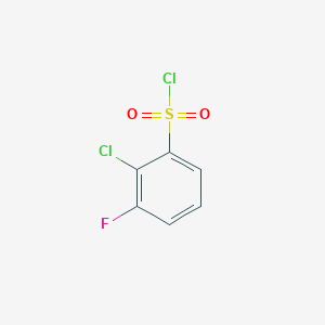 molecular formula C6H3Cl2FO2S B1393006 2-氯-3-氟苯磺酰氯 CAS No. 504424-79-7