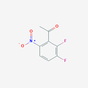 molecular formula C8H5F2NO3 B13930116 2',3'-Difluoro-6'-nitroacetophenone 