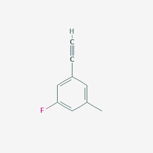 molecular formula C9H7F B1393014 1-Ethynyl-3-fluoro-5-methylbenzene CAS No. 960589-12-2