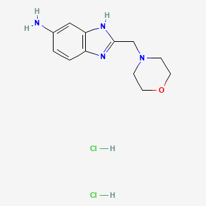 2-Morpholin-4-ylmethyl-1H-benzoimidazol-5-ylamine dihydrochloride