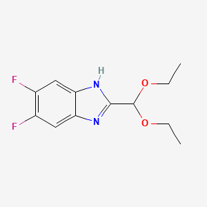 2-(diethoxymethyl)-5,6-difluoro-1H-benzo[d]imidazole