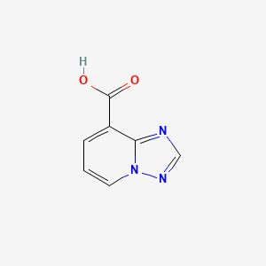 molecular formula C7H5N3O2 B1393026 [1,2,4]Triazolo[1,5-A]pyridine-8-carboxylic acid CAS No. 1234616-36-4