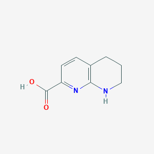 molecular formula C9H10N2O2 B1393027 5,6,7,8-Tetrahydro-1,8-naphthyridine-2-carboxylic acid CAS No. 885278-22-8