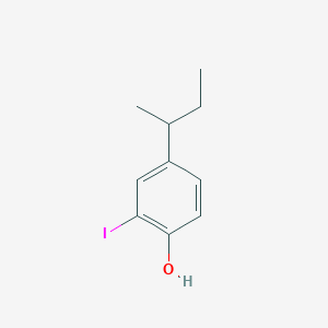 molecular formula C10H13IO B13930298 4-(Sec-butyl)-2-iodophenol 