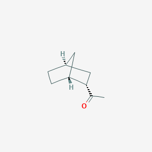 molecular formula C9H14O B139303 Ethanone, 1-bicyclo[2.2.1]hept-2-yl-, endo-(-)-(9CI) CAS No. 130405-17-3