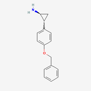 (1S,2R)-2-(4-(benzyloxy)phenyl)cyclopropanamine