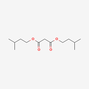 molecular formula C13H24O4 B13930441 Propan-1,3-dioic acid, di[3-methylbutyl] ester CAS No. 64617-96-5