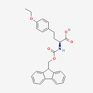 (2S)-4-(4-ethoxyphenyl)-2-{[(9H-fluoren-9-ylmethoxy)carbonyl]amino}butanoic acid
