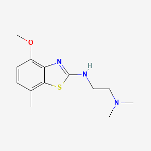 N1-(4-methoxy-7-methylbenzo[d]thiazol-2-yl)-N2,N2-dimethylethane-1,2-diamine