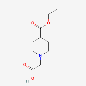molecular formula C10H17NO4 B1393055 [4-(Ethoxycarbonyl)piperidin-1-yl]acetic acid CAS No. 224456-41-1