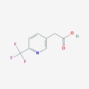 molecular formula C8H6F3NO2 B1393056 2-(6-(三氟甲基)吡啶-3-基)乙酸 CAS No. 913839-73-3