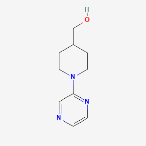 molecular formula C10H15N3O B1393068 [1-(Pyrazin-2-yl)piperidin-4-yl]methanol CAS No. 1249377-81-8