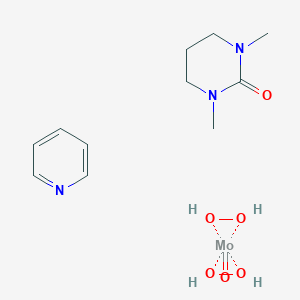 molecular formula C11H21MoN3O6 B139307 1,3-二甲基-1,3-二氮杂环丁烷-2-酮；过氧化氢；氧钼；吡啶 CAS No. 128575-71-3