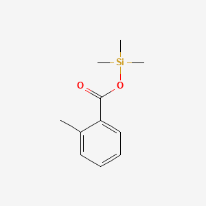 molecular formula C11H16O2Si B13930709 Trimethylsilyl 2-methylbenzoate CAS No. 55557-15-8