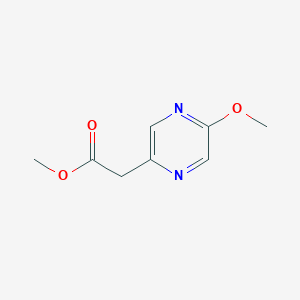 molecular formula C8H10N2O3 B13930761 Methyl 2-(5-methoxypyrazin-2-YL)acetate 