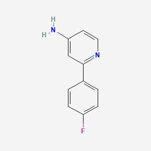 2-(4-Fluorophenyl)pyridin-4-amine