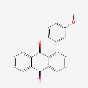molecular formula C21H14O3 B13930811 Anthraquinone, 1-(m-methoxyphenyl)- CAS No. 20600-77-5