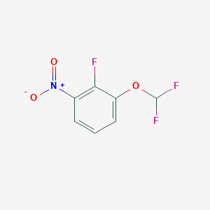 B1393083 1-(Difluoromethoxy)-2-fluoro-3-nitrobenzene CAS No. 1214326-24-5