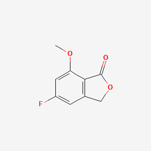 molecular formula C9H7FO3 B13930874 5-Fluoro-7-methoxyisobenzofuran-1(3H)-one 