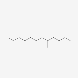 molecular formula C14H30 B13930905 2,5-Dimethyldodecane CAS No. 56292-65-0