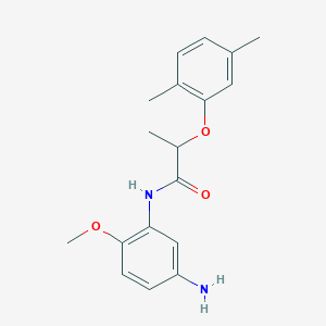 N-(5-Amino-2-methoxyphenyl)-2-(2,5-dimethylphenoxy)propanamide