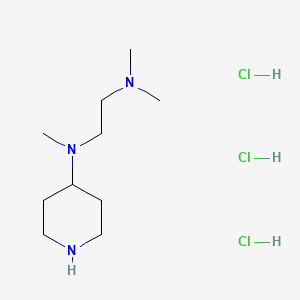 N,N,N'-Trimethyl-N'-4-piperidinyl-1,2-ethanediamine trihydrochloride