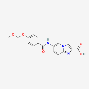 6-(4-(Methoxymethoxy)benzamido)imidazo[1,2-a]pyridine-2-carboxylic acid