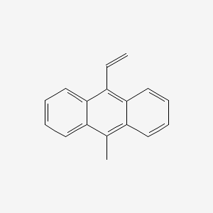 molecular formula C17H14 B13931084 9-Methyl-10-vinylanthracene CAS No. 52830-46-3