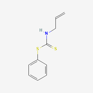 molecular formula C10H11NS2 B13931101 Phenyl allyldithiocarbamate CAS No. 62118-13-2