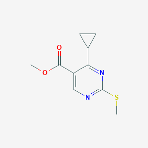 Methyl 4-cyclopropyl-2-(methylthio)pyrimidine-5-carboxylate