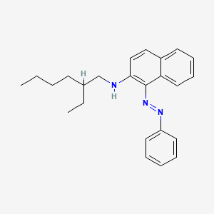 molecular formula C24H29N3 B13931140 N-(2-Ethylhexyl)-1-(phenylazo)naphthalen-2-amine CAS No. 58935-87-8