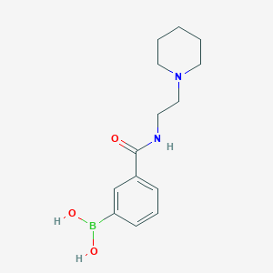 (3-((2-(Piperidin-1-yl)ethyl)carbamoyl)phenyl)boronic acid