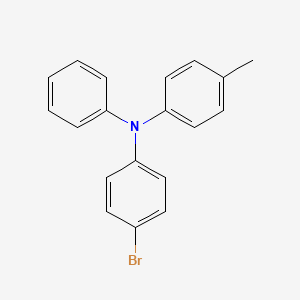 molecular formula C19H16BrN B13931262 4-Bromo-N-(4-methylphenyl)-N-phenylaniline CAS No. 183798-74-5