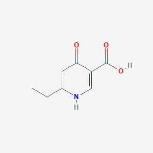 molecular formula C8H9NO3 B13931269 6-Ethyl-1,4-dihydro-4-oxo-3-pyridinecarboxylic acid 