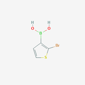 molecular formula C4H4BBrO2S B13931284 2-Bromothiophene-3-boronic acid CAS No. 1315339-49-1