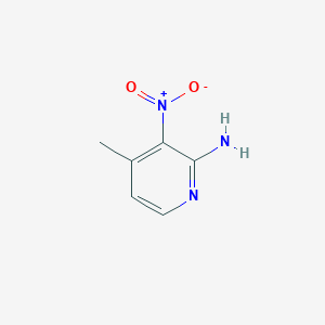 B139313 2-Amino-4-methyl-3-nitropyridine CAS No. 6635-86-5