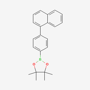 4,4,5,5-Tetramethyl-2-(4-(naphthalen-1-yl)phenyl)-1,3,2-dioxaborolane