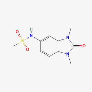 molecular formula C10H13N3O3S B13931369 N-(1,3-Dimethyl-2-oxo-2,3-dihydro-1H-benzoimidazol-5-yl)-methanesulfonamide 