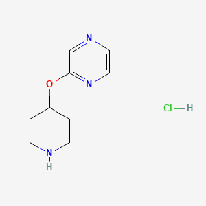 2-(Piperidin-4-yloxy)pyrazine hydrochloride