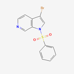 3-bromo-1-(phenylsulfonyl)-1H-pyrrolo[2,3-c]pyridine